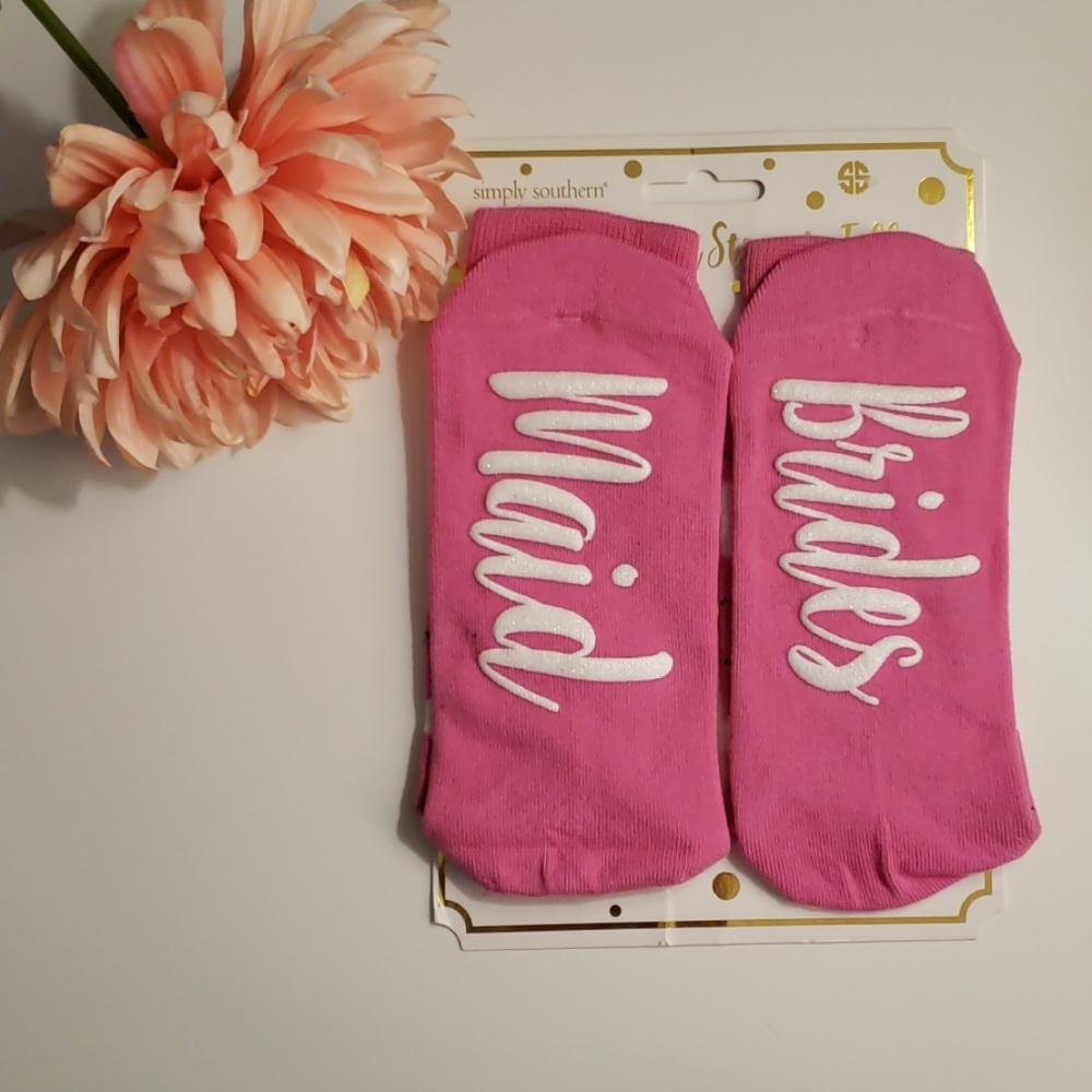 2/$10 NWT Simply Southern BridesMaid Socks